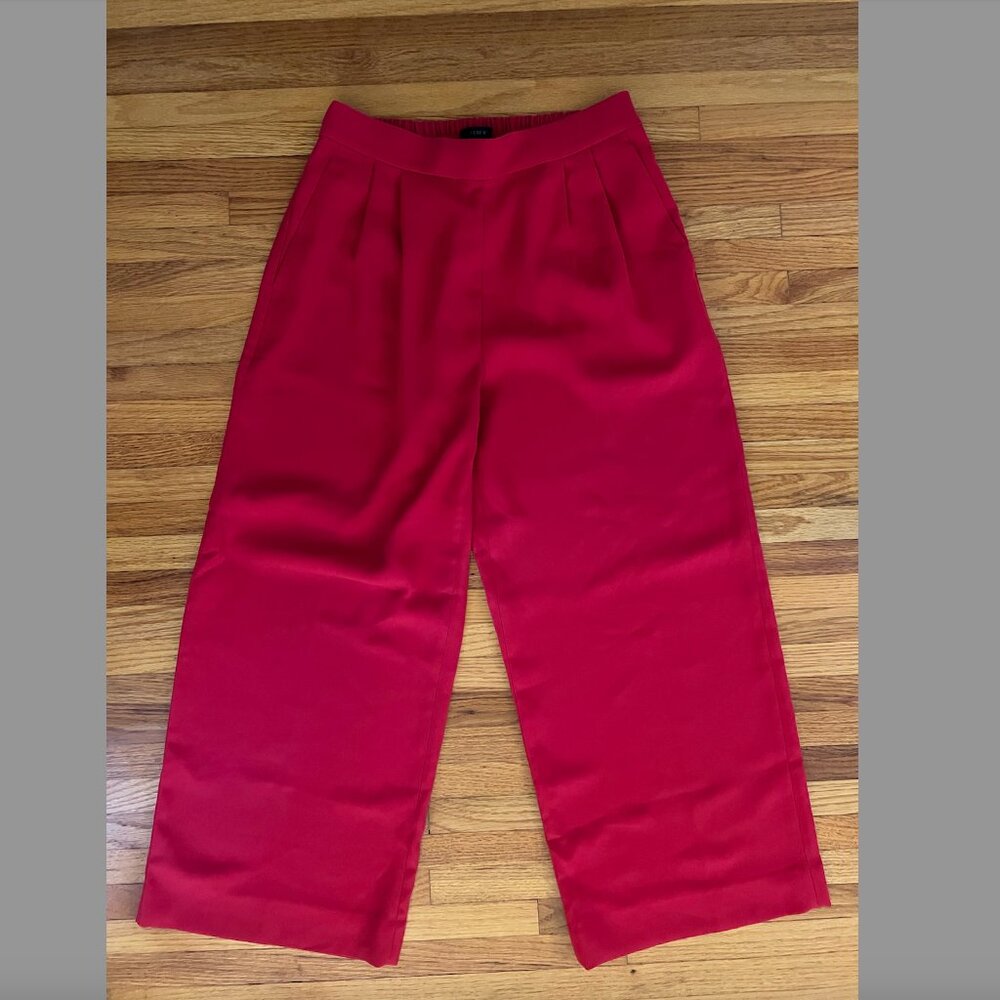 J.Crew Wide Leg Crop Trouser, 4T